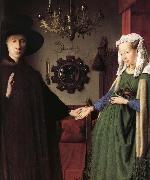 Jan Van Eyck Details of Portrait of Giovanni Arnolfini and His Wife Germany oil painting artist